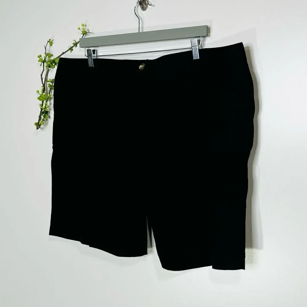 Sugar Magnolia Black Bermuda Shorts
